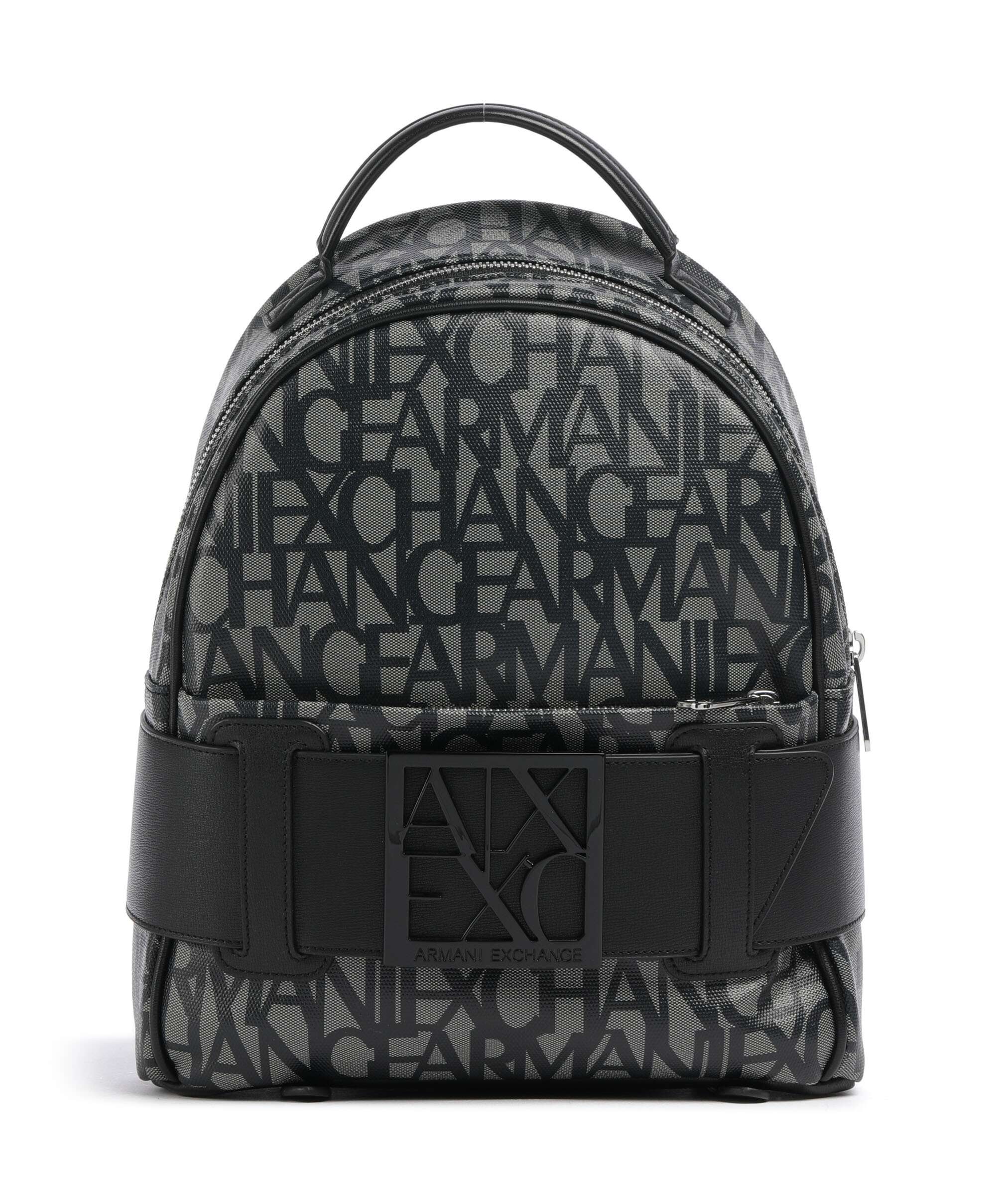 Armani Exchange Susie Backpack beige/navy stripes