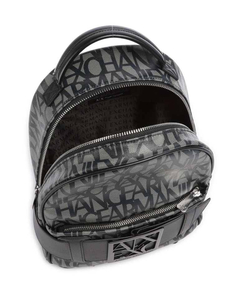 Armani Exchange Susie Backpack beige/navy stripes