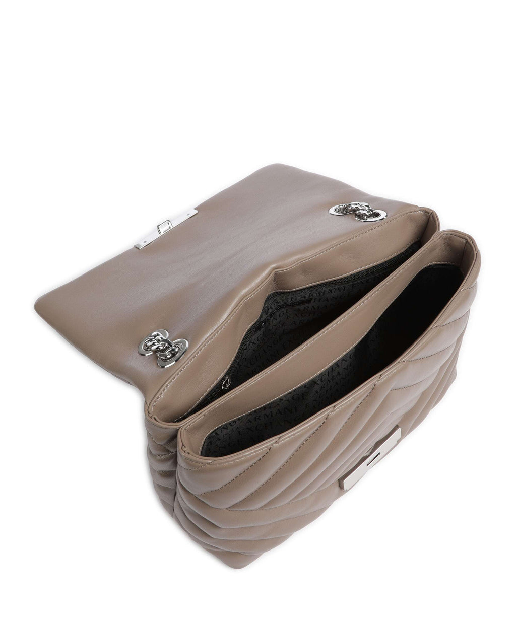 Armani Exchange Victoria M Shoulder bag dark pisco