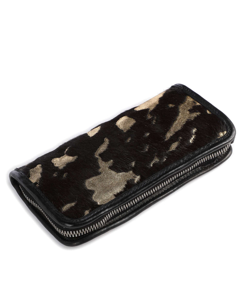 Campomaggi Wallet cioccolato/oro/nero