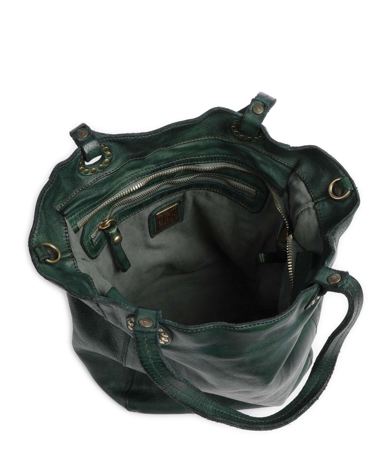 Campomaggi Tote bag green bottle