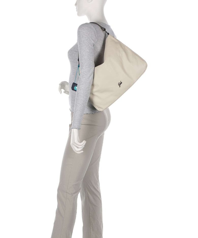 Gabs Stripes Calliope Hobo bag latte