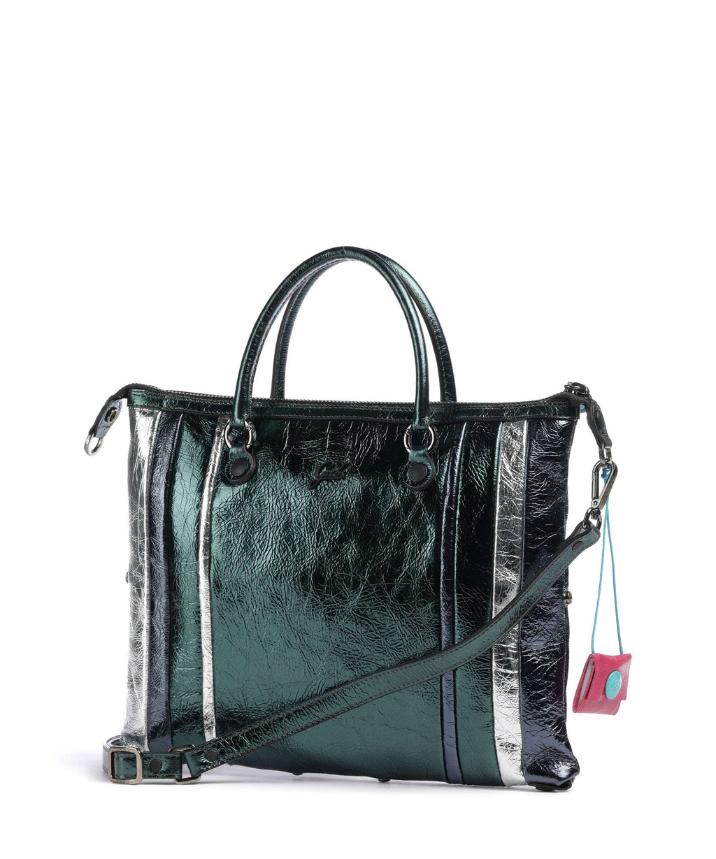 Gabs G3 Plus M Handbag smeraldo/zaffiro/argento