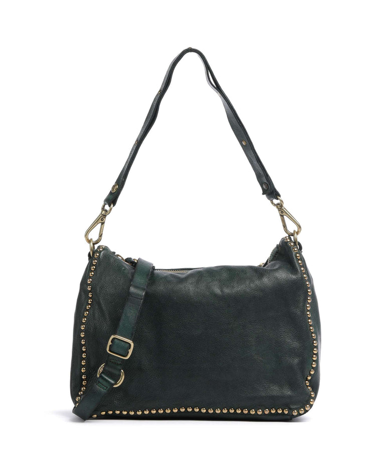 Campomaggi Hobo bag green bottle