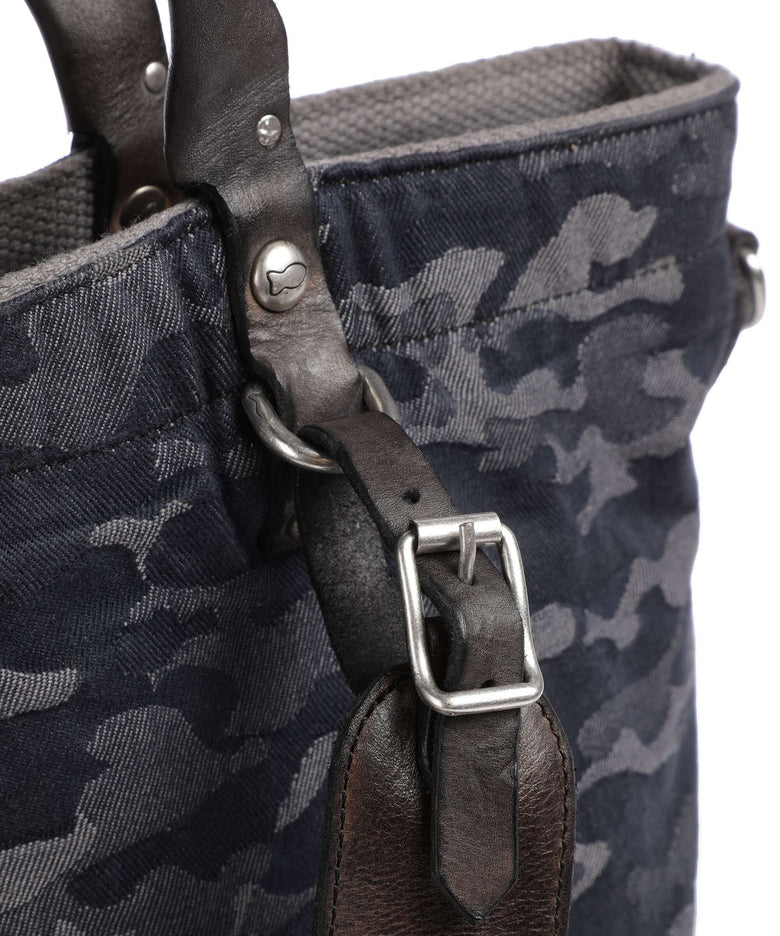 Campomaggi Backpack bag camouflage blue/dark grey