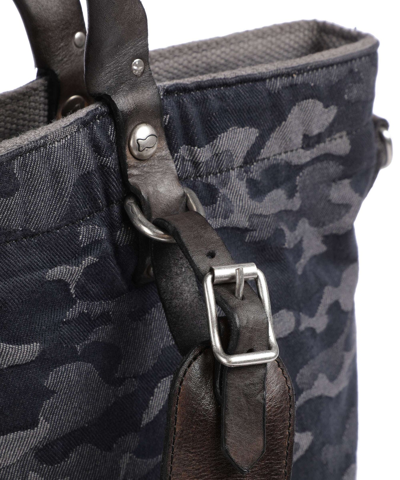 Campomaggi Backpack bag camouflage blue/dark grey