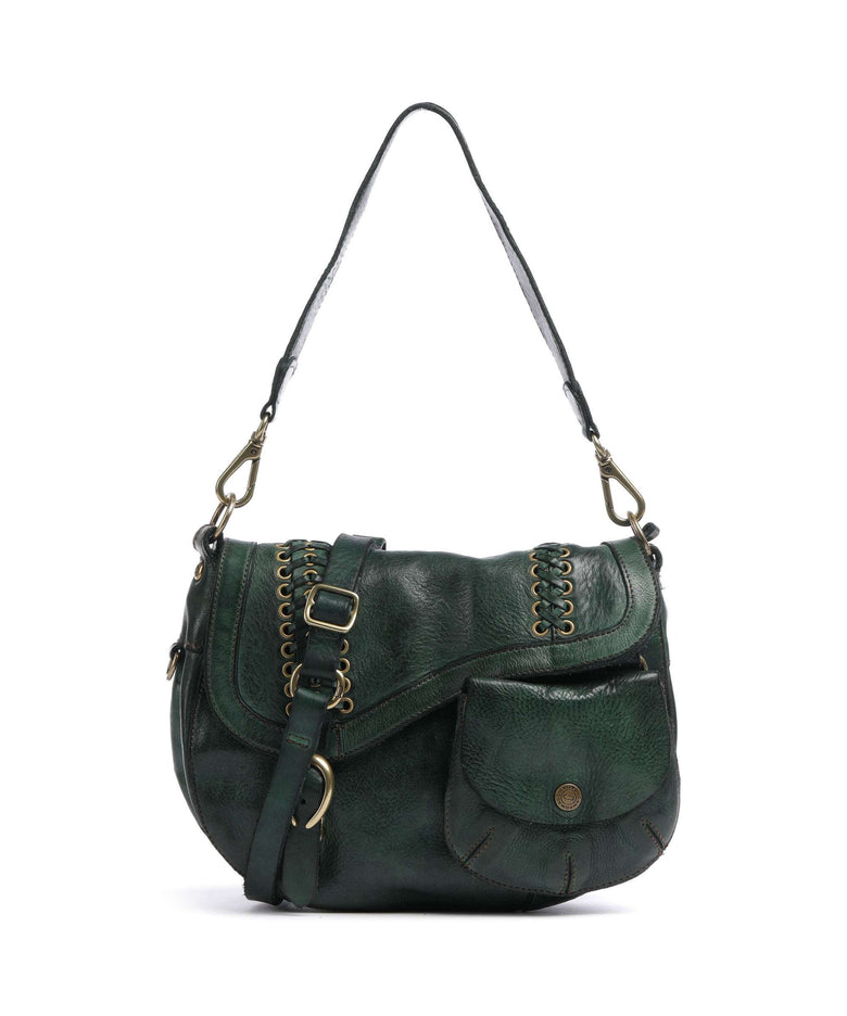 Campomaggi Shoulder bag green bottle