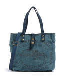 Campomaggi Torebka beige/zaffiro/moro