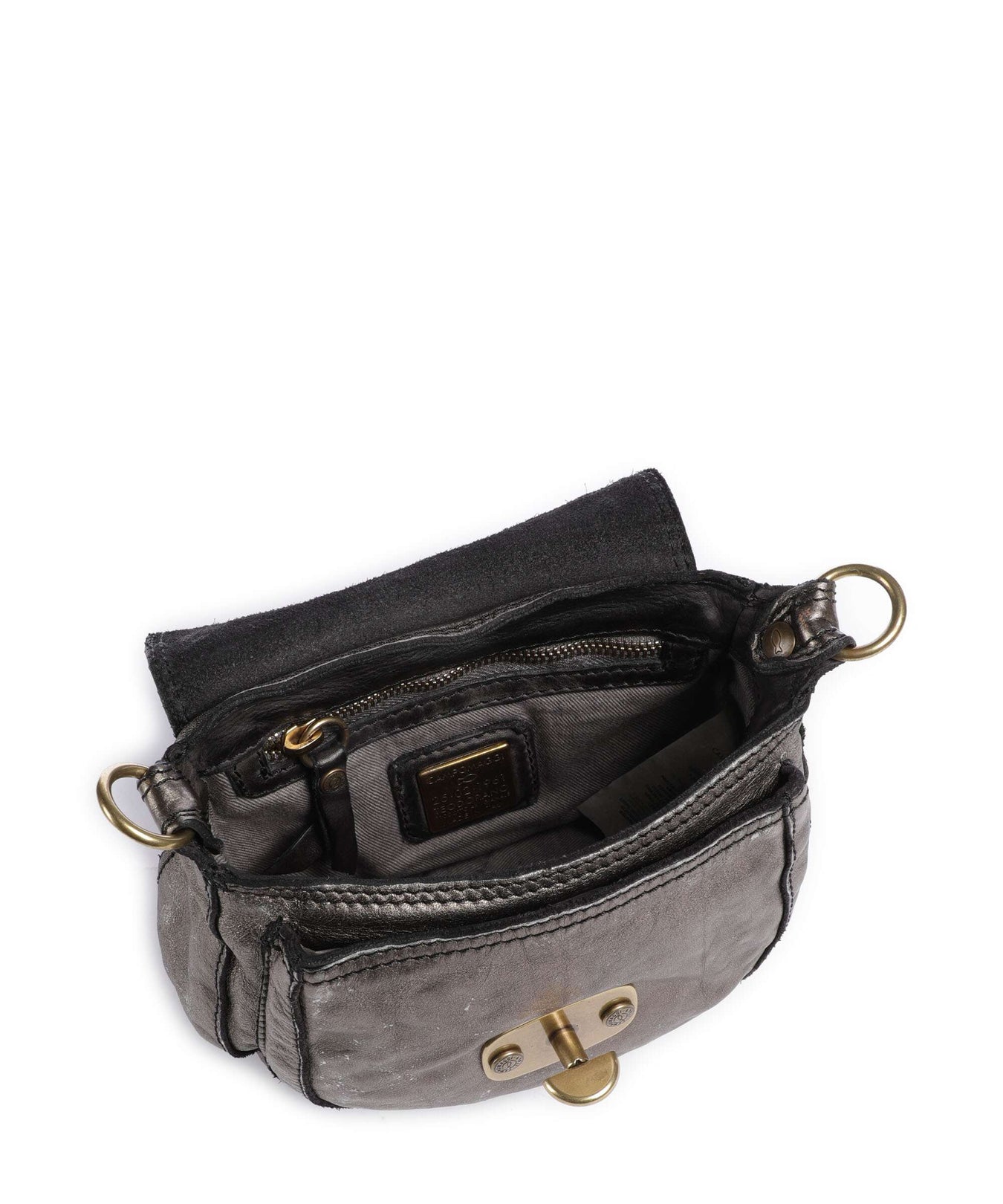 Campomaggi Shoulder bag lead grey