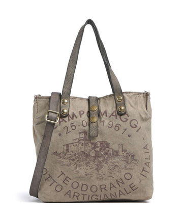 Campomaggi Torebka beige/cement moro