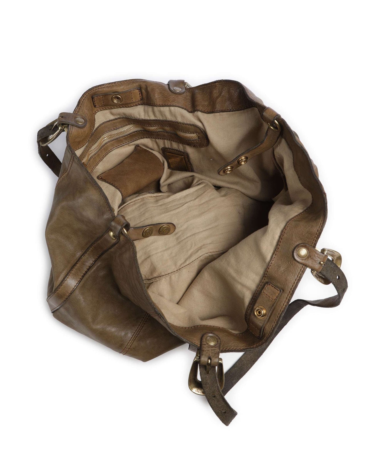 Campomaggi Tote bag verde militare