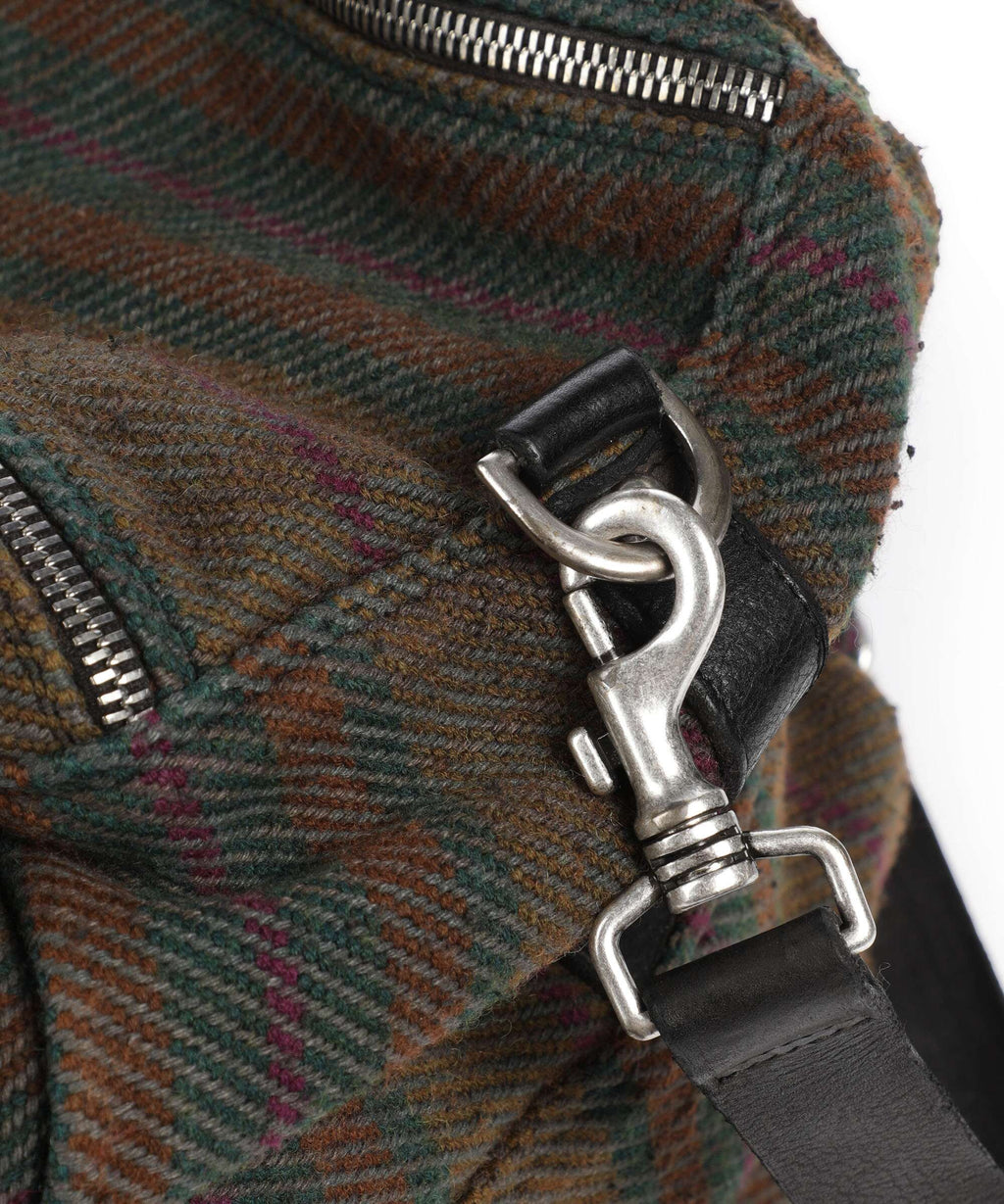 Campomaggi Weekend bag scozzese fuxia/nero