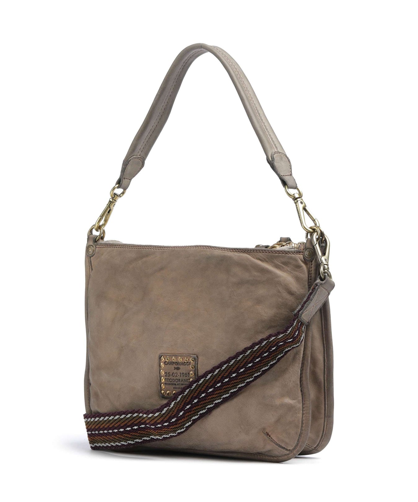 Campomaggi Shoulder bag cemento