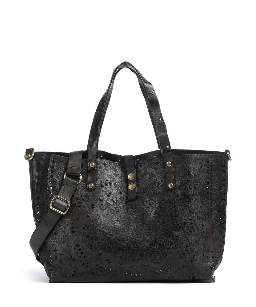 Campomaggi Tote bag grigio