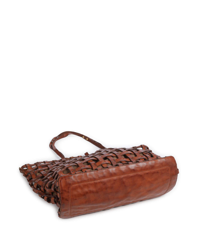 Campomaggi Tote bag cognac/bronze