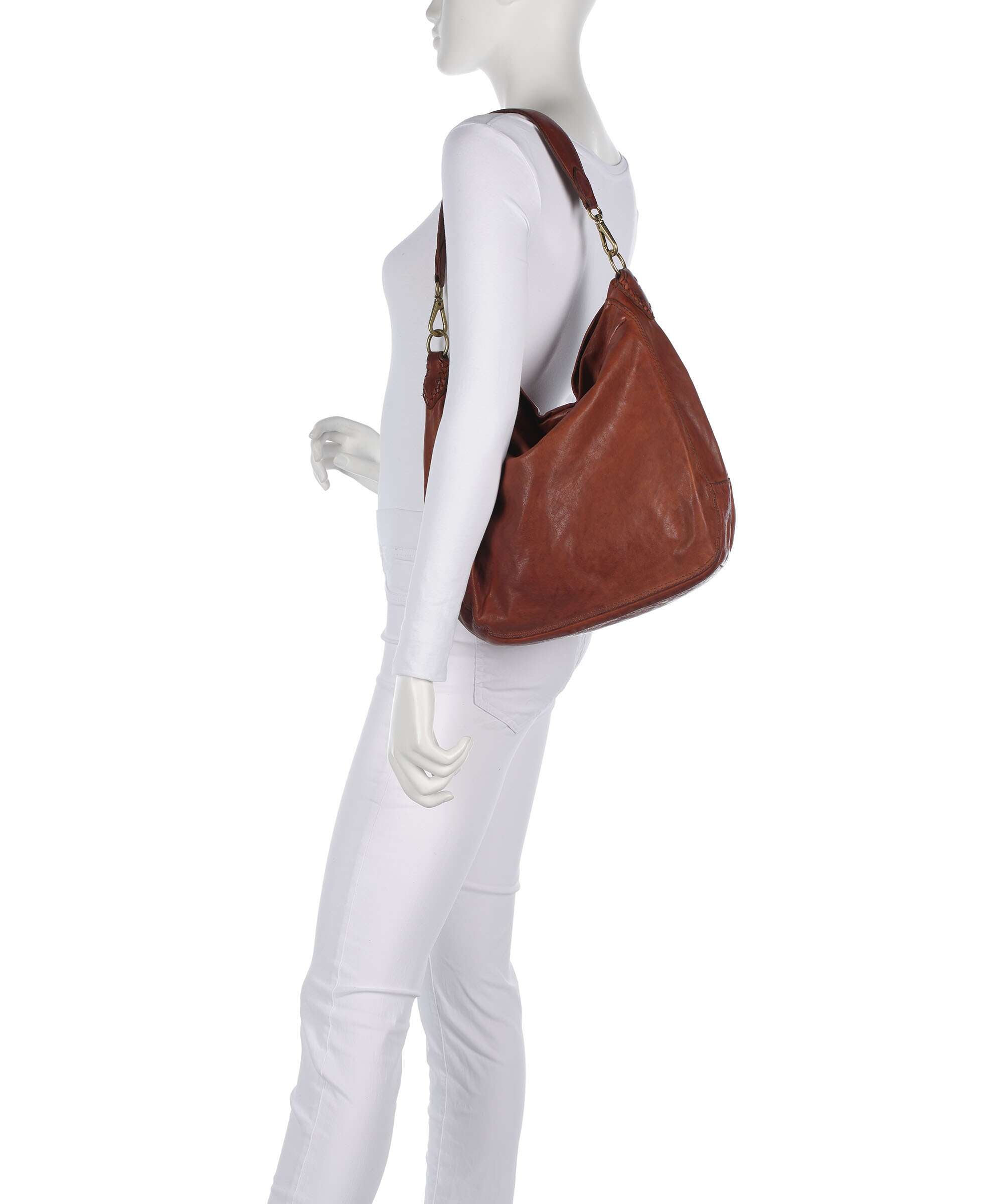 Campomaggi Hobo bag cognac