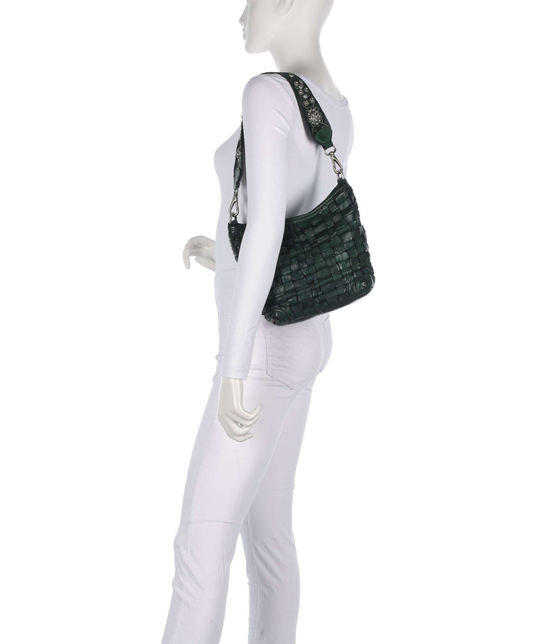 Campomaggi Hobo bag green bottle