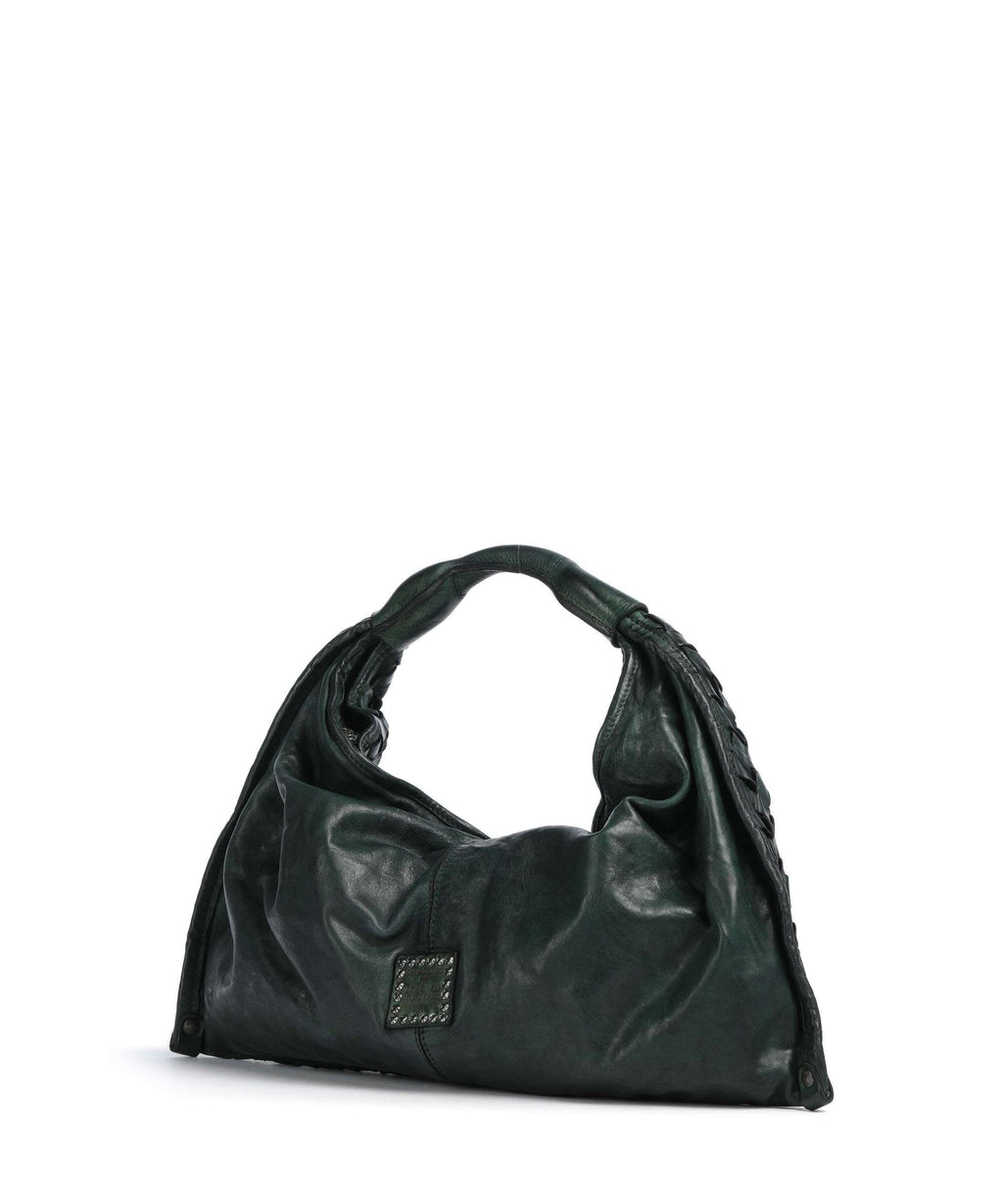 Campomaggi Hobo bag green bottle