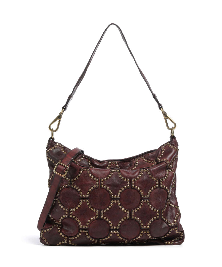 Campomaggi Hobo bag wine