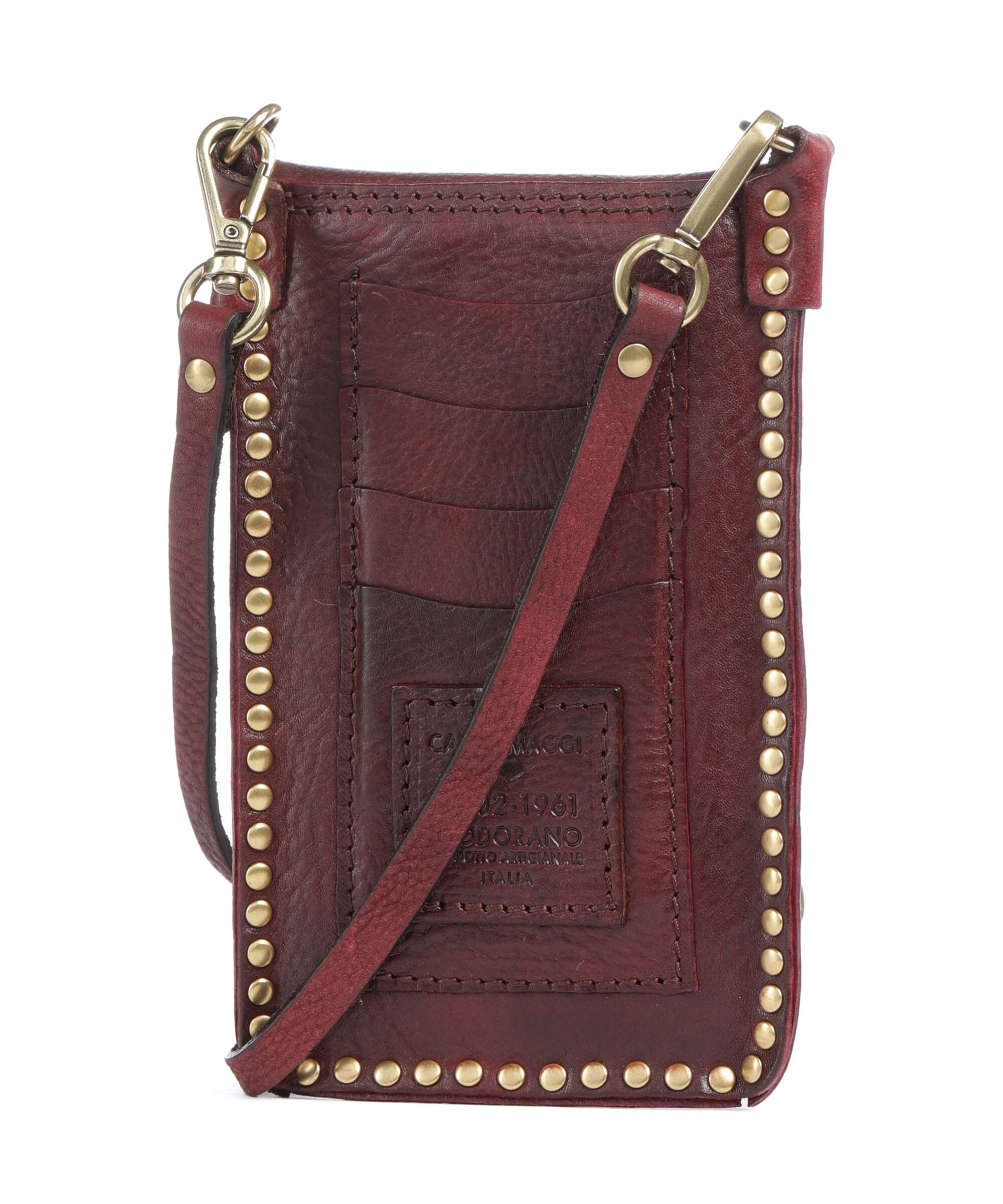 Campomaggi Phone bag wine