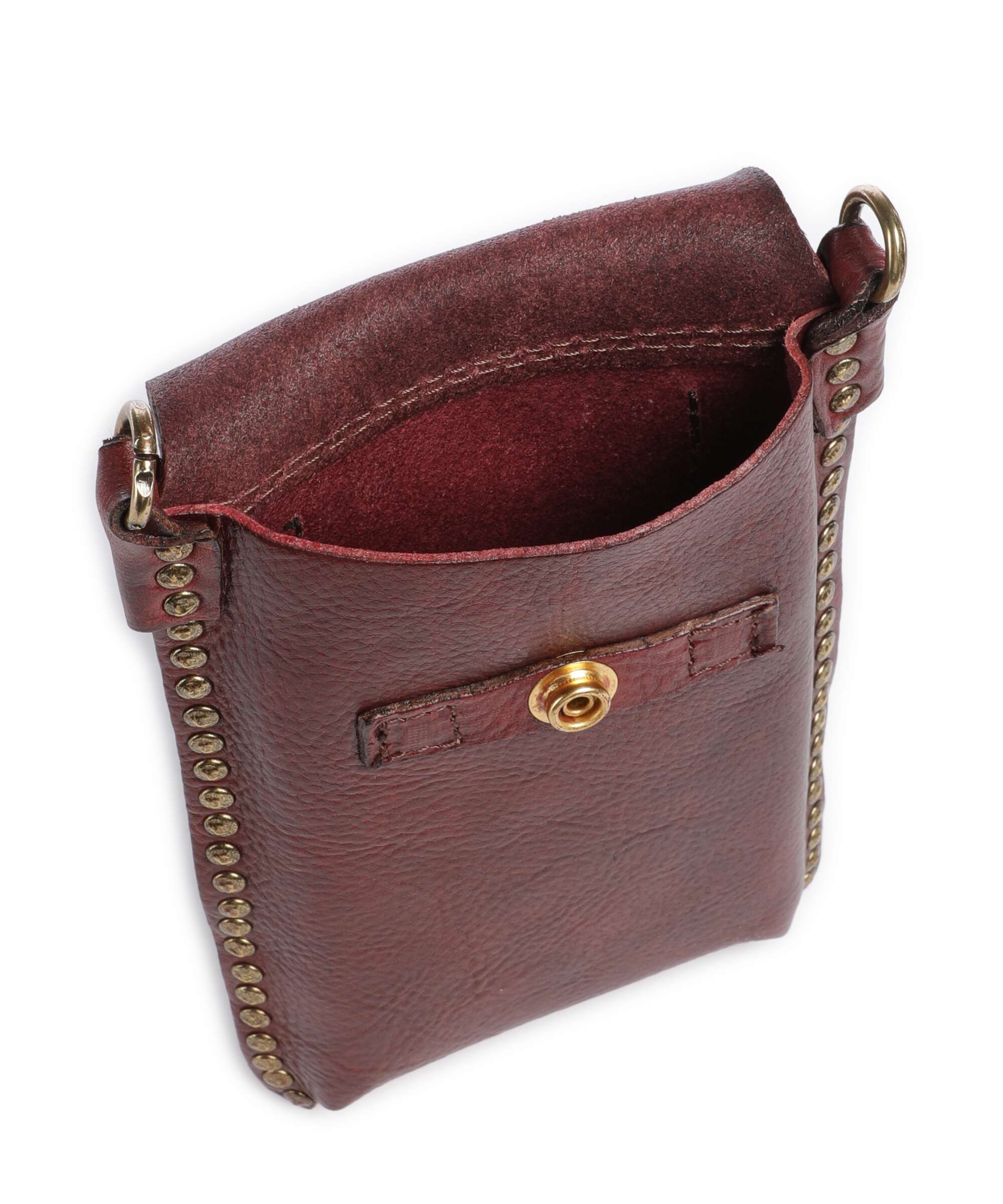 Campomaggi Phone bag wine