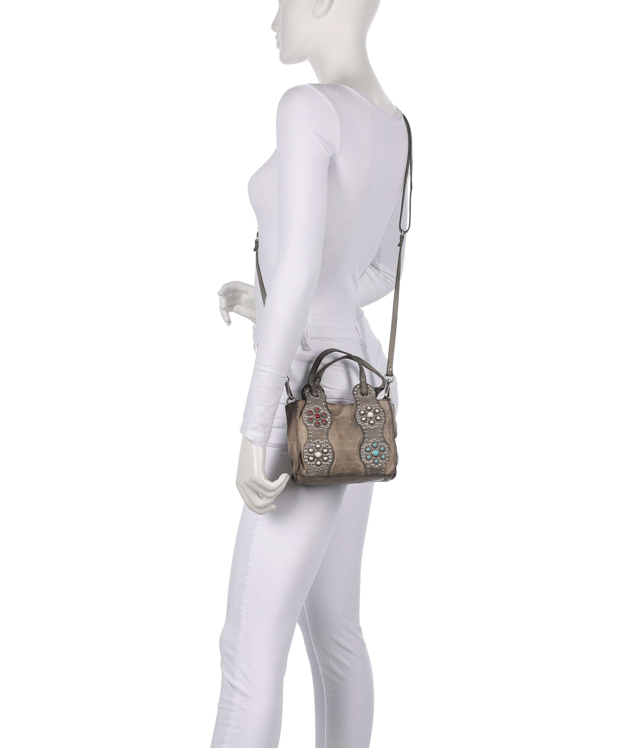 Campomaggi Crossbody bag cement