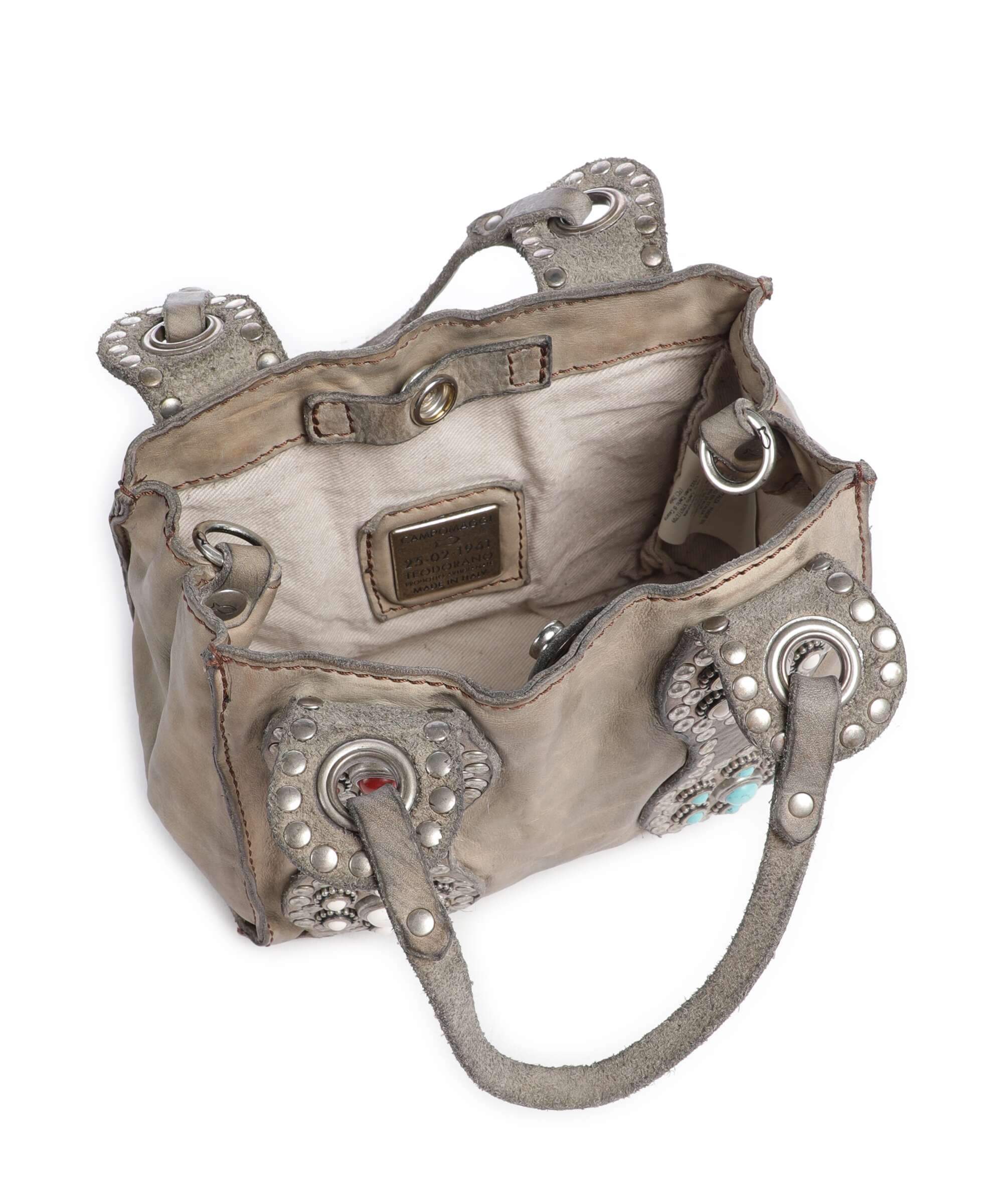 Campomaggi Crossbody bag cement