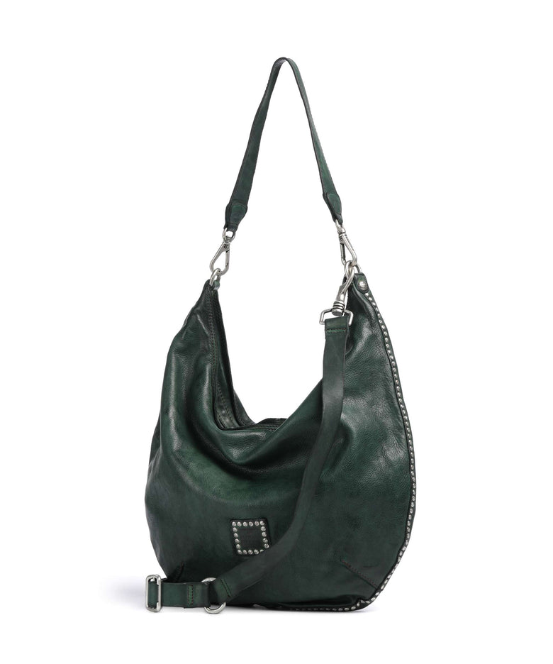 Campomaggi Hobo bag green bottle