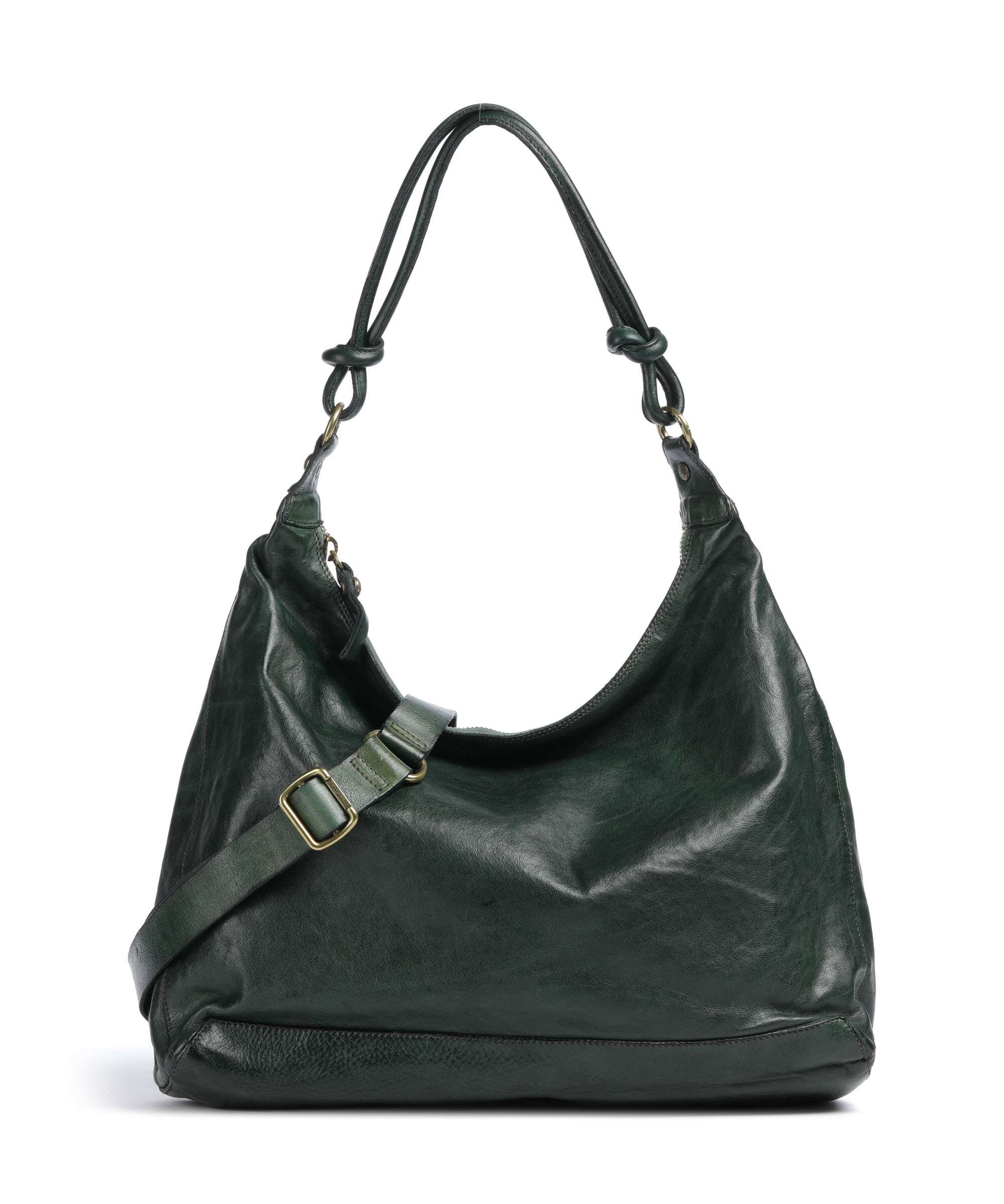 Campomaggi Hobo bag green bottle