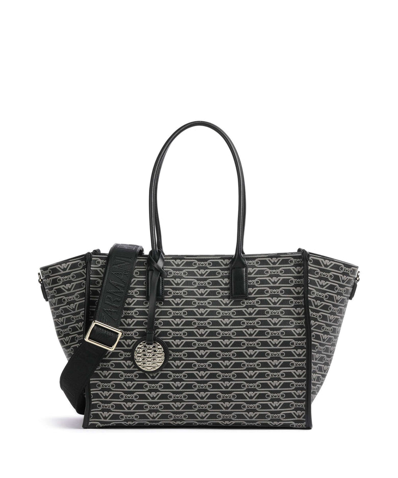 Emporio Armani La Gio Tote bag nero/ecru