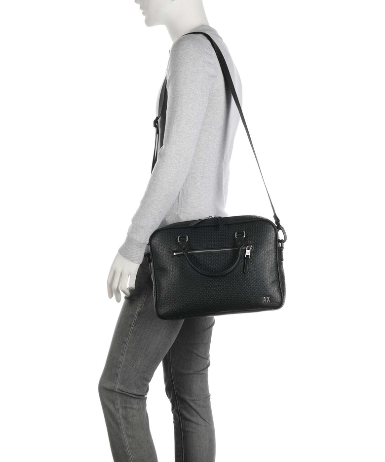 Armani Exchange Elba Laptop bag black