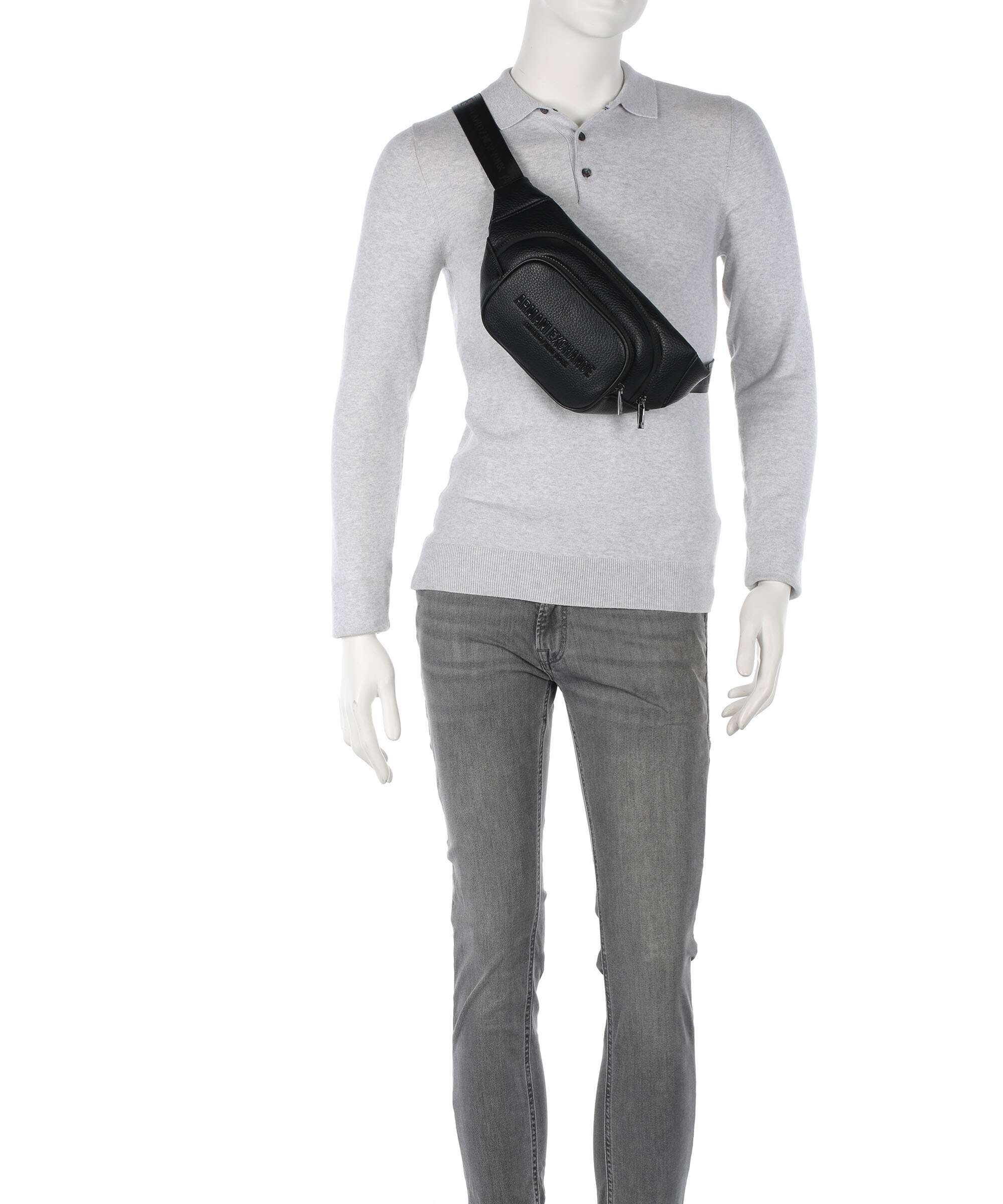 Armani Exchange Miami Fanny pack black