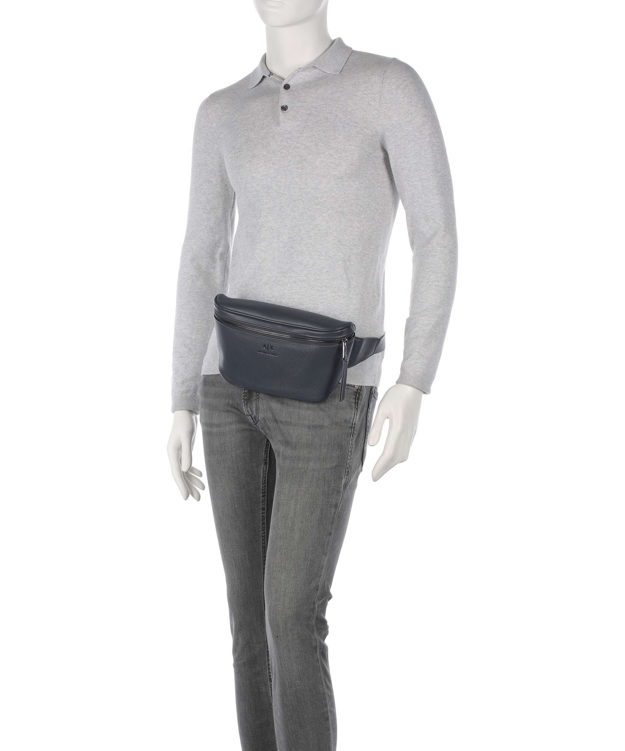 Armani Exchange Dino Belt bag ebony