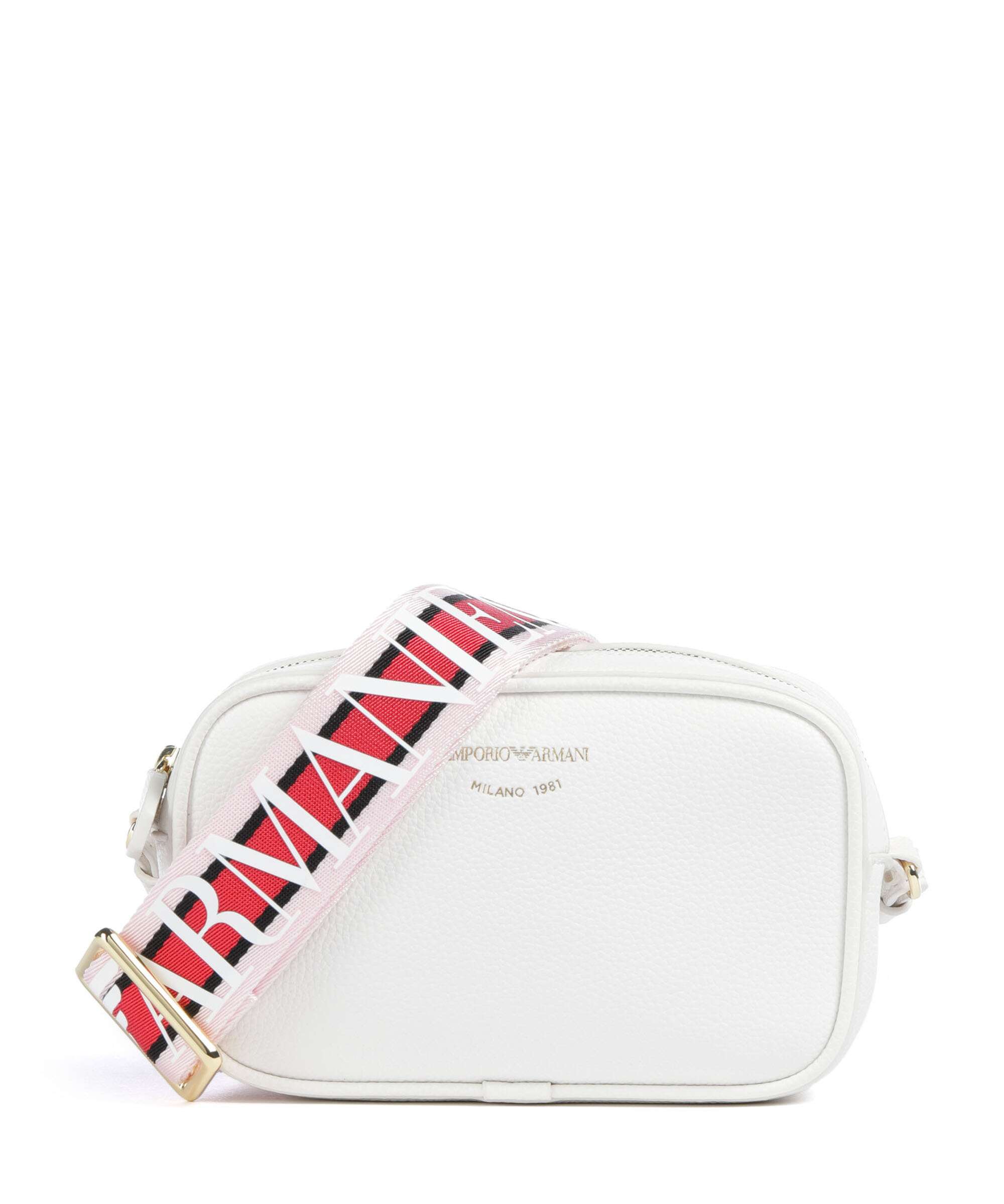 Emporio Armani Lilly Crossbody bag white/brown