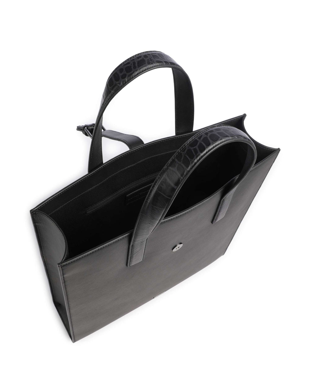 Emporio Armani Cocco Touch Handbag black beauty
