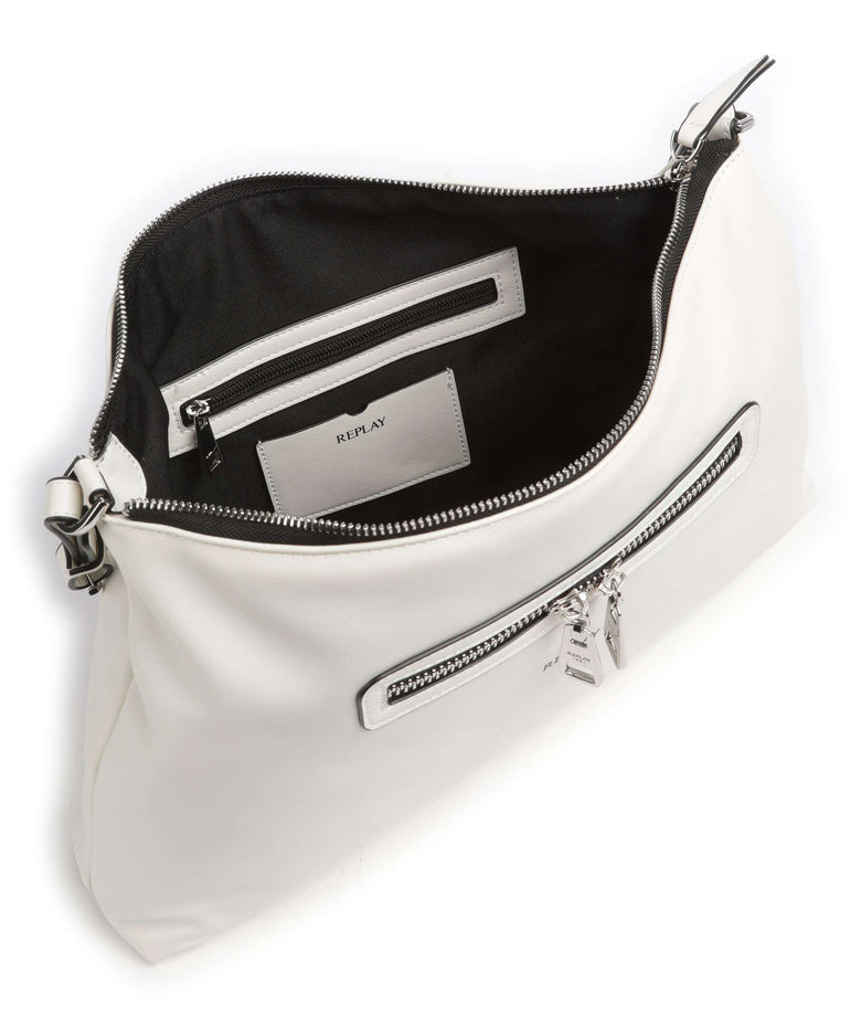 Replay Hobo bag dirty white