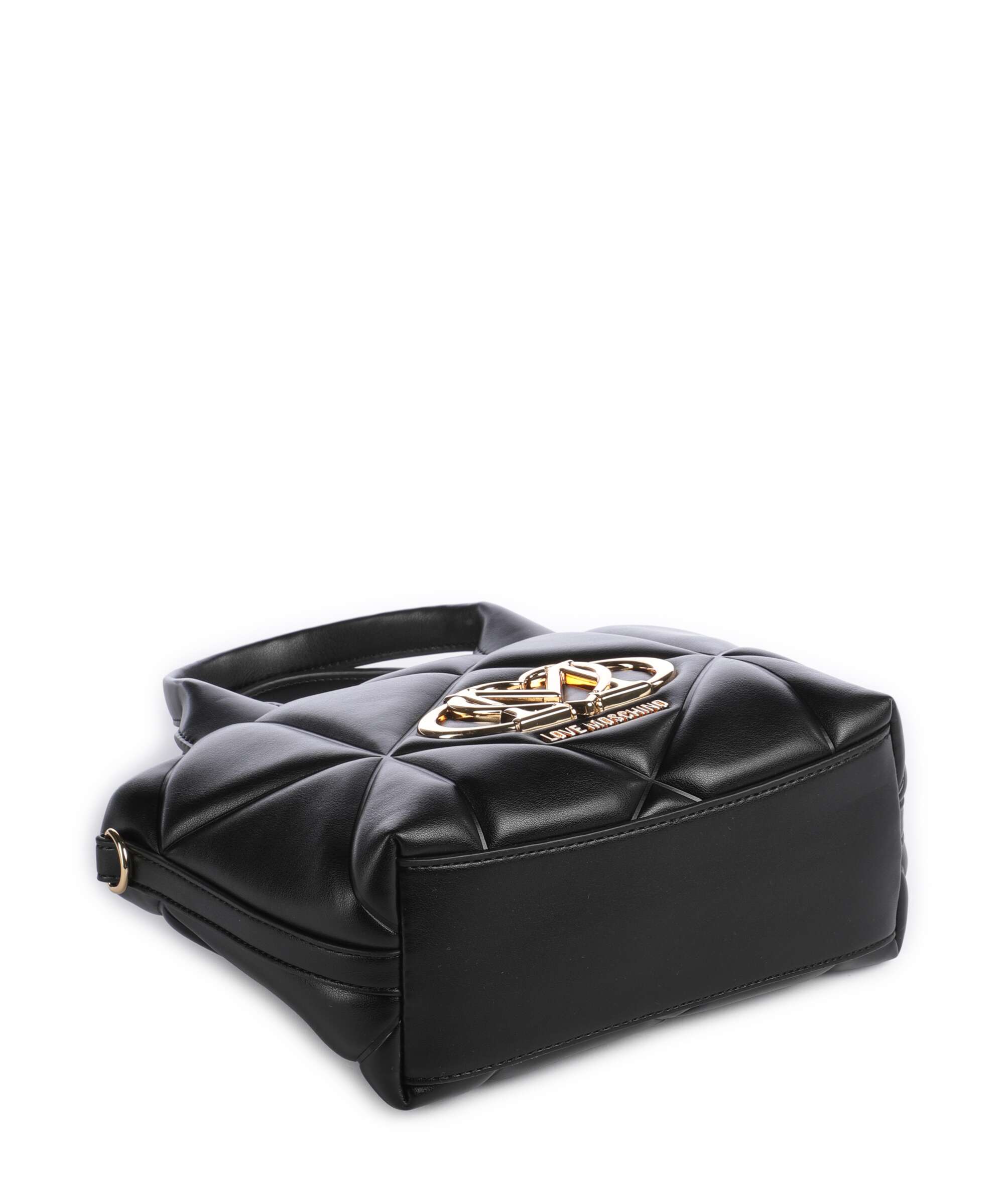 Love Moschino Embossed Q Handbag nero