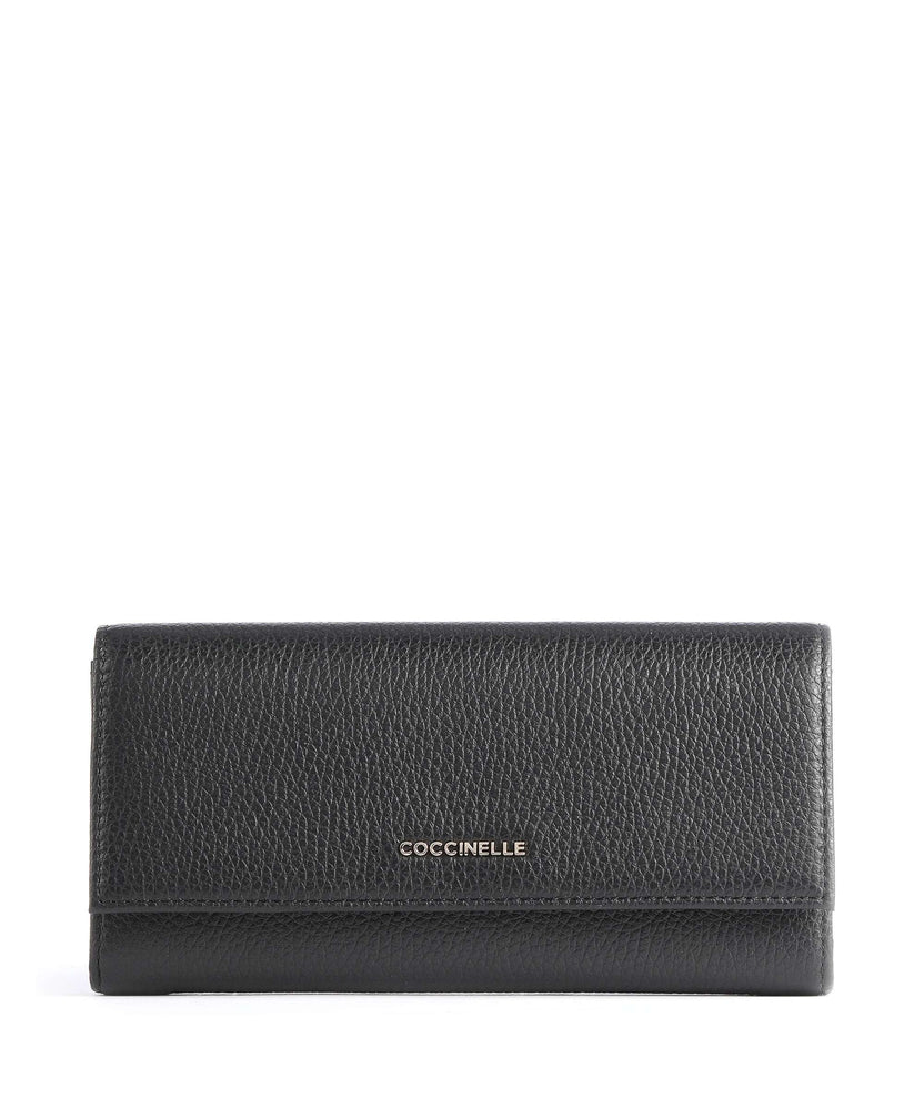 Coccinelle Metallic Soft RFID Wallet noir