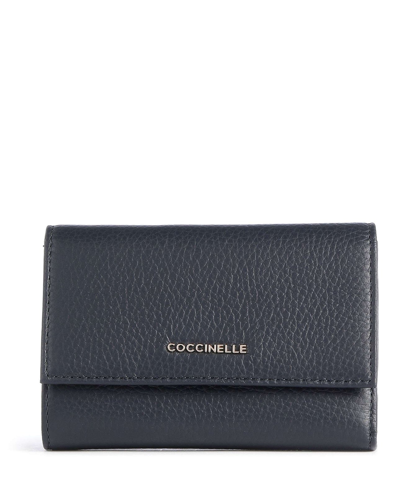 Coccinelle Metallic Soft RFID Wallet midnight blue