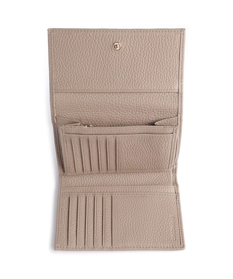 Coccinelle Metallic Soft Wallet warm taupe