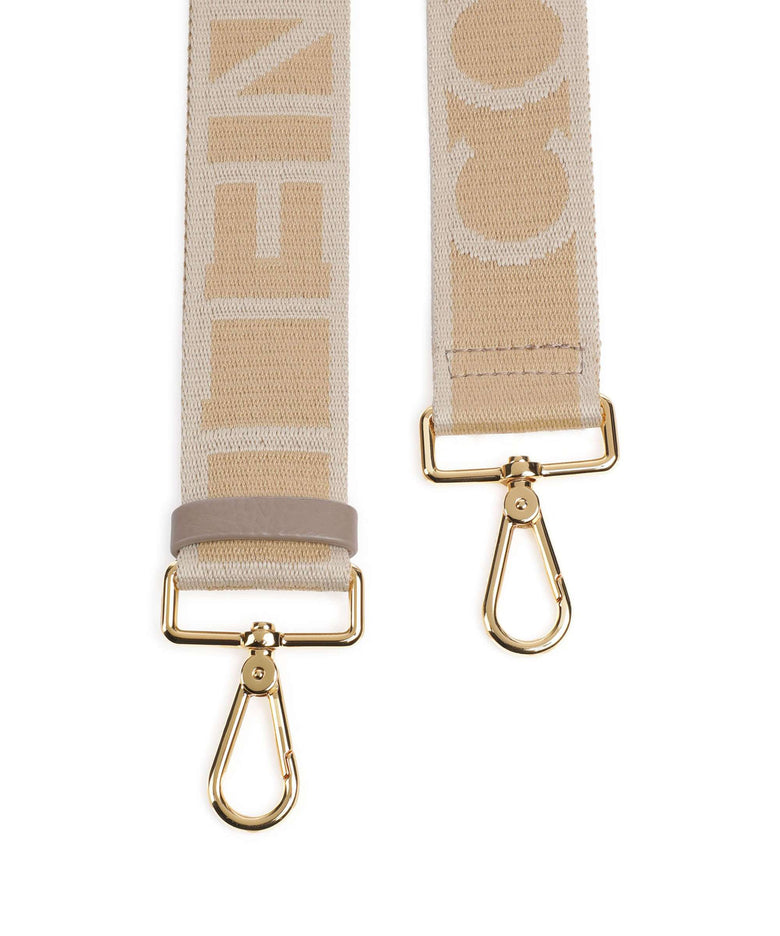 Coccinelle Nastro Signature Bag strap natural/warm taupe
