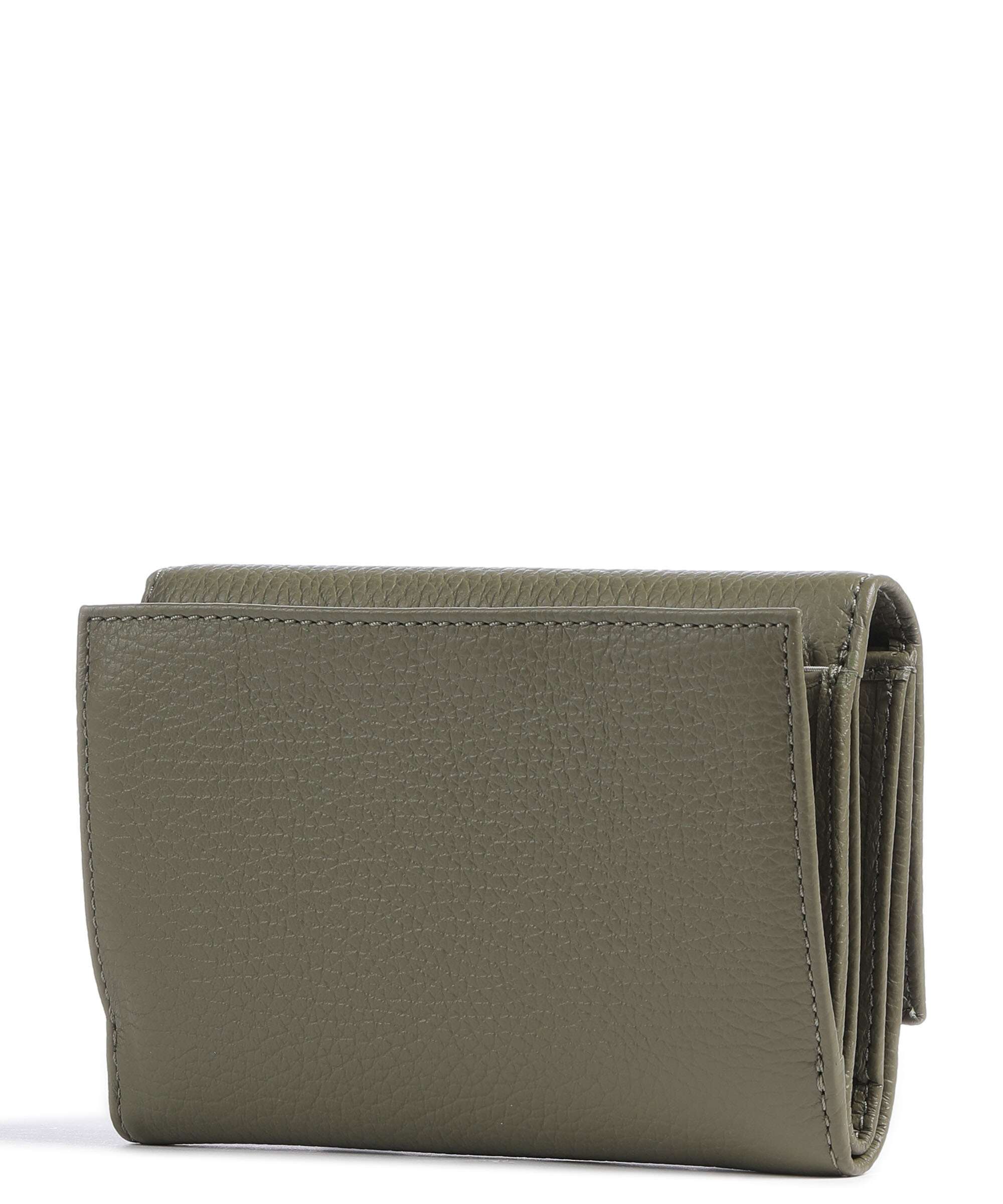 Coccinelle Metallic Soft RFID Wallet laurel green
