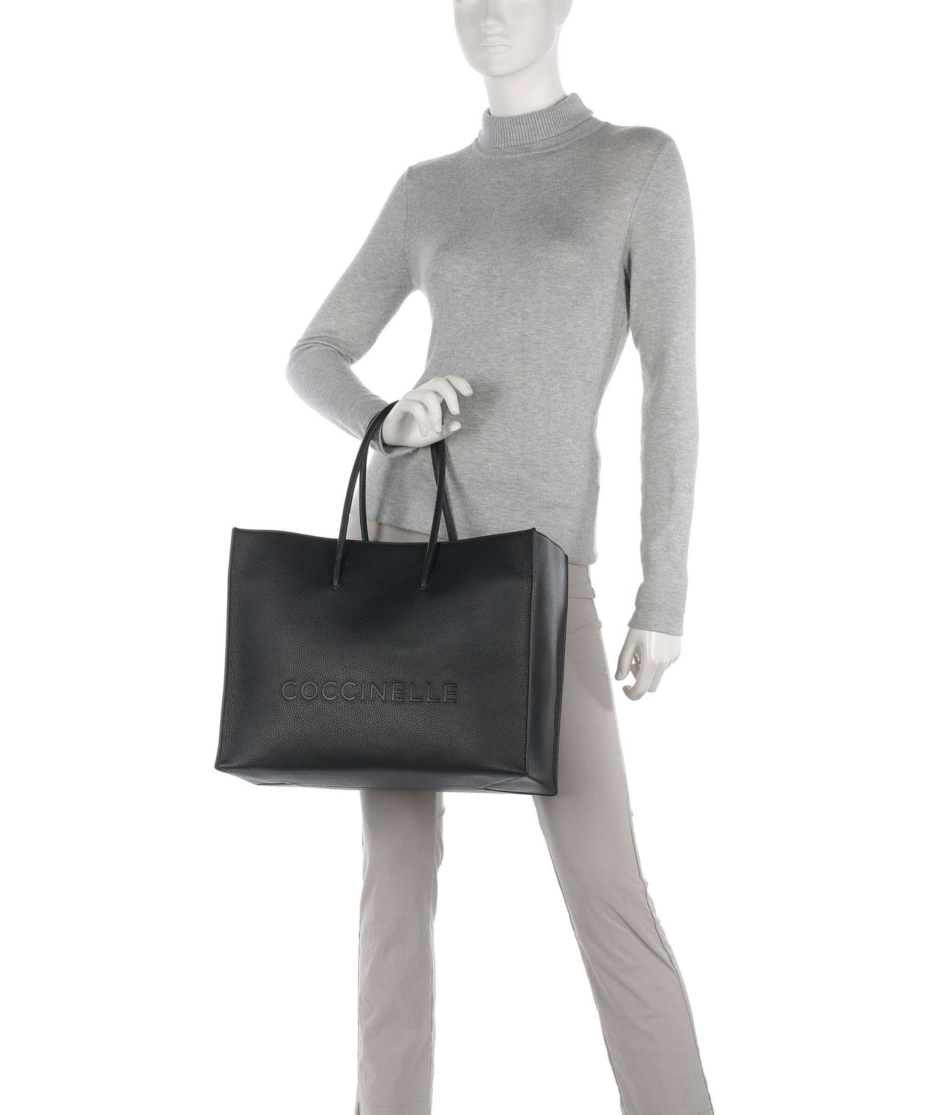 Coccinelle Myrtha Maxi Logo Tote bag noir