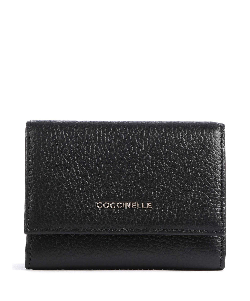 Coccinelle Metallic Soft Wallet noir