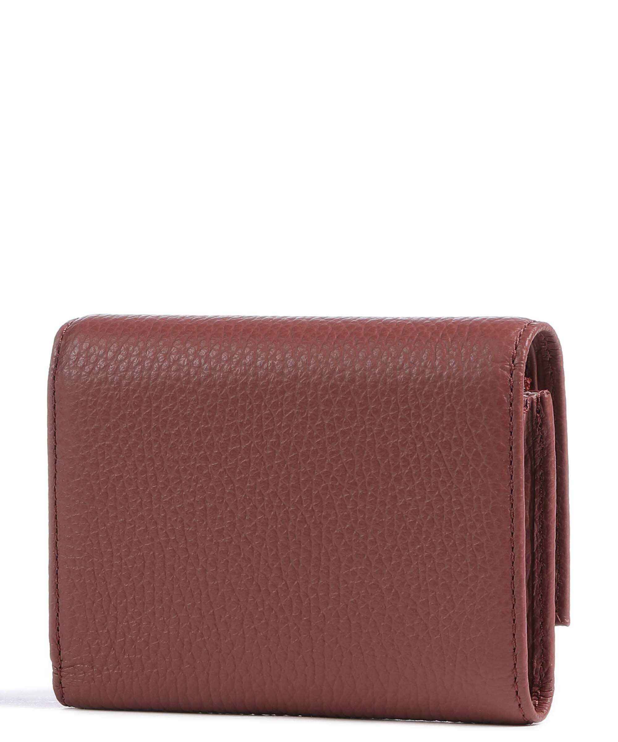 Coccinelle Metallic Soft Wallet brandy