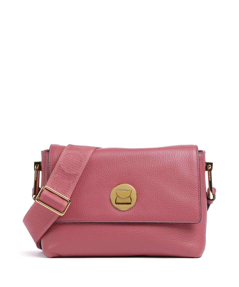 Coccinelle Liya Signature Crossbody bag rosewood