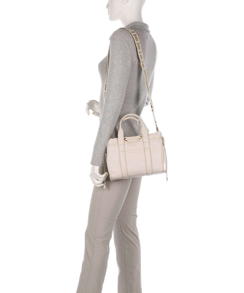 Coccinelle Signature 2Day Handbag lambskin white