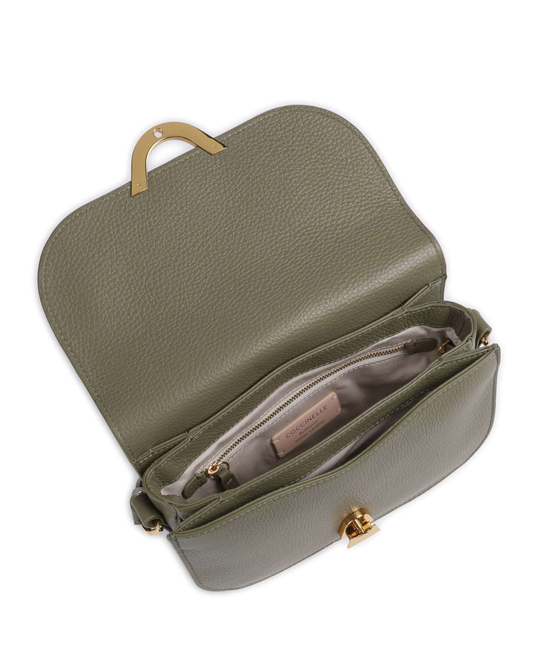 Coccinelle Dew Crossbody bag laurel green