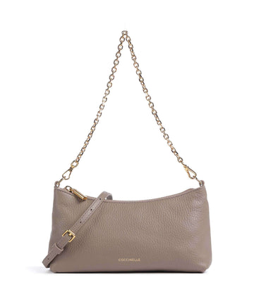 Coccinelle Aura Torba na ramię warm taupe