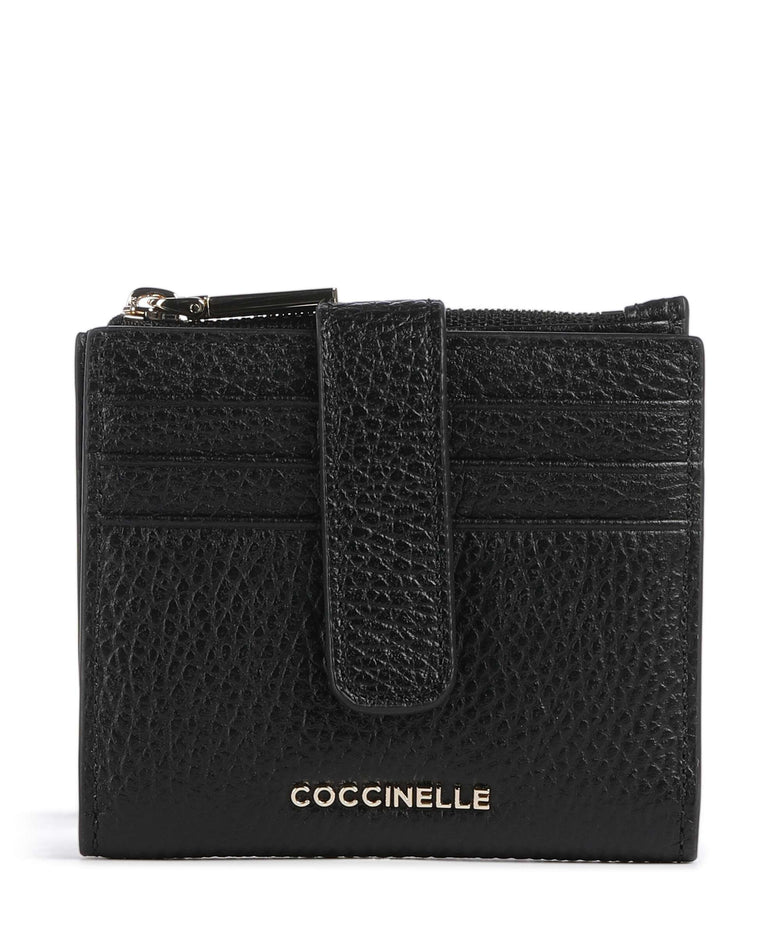 Coccinelle Metallic Soft Wallet noir